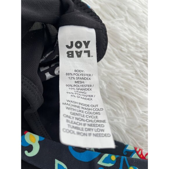 NWOT JOYLAB Multicolor Floral Sports Bra With Mesh Back Size XS - Picture 4 of 5